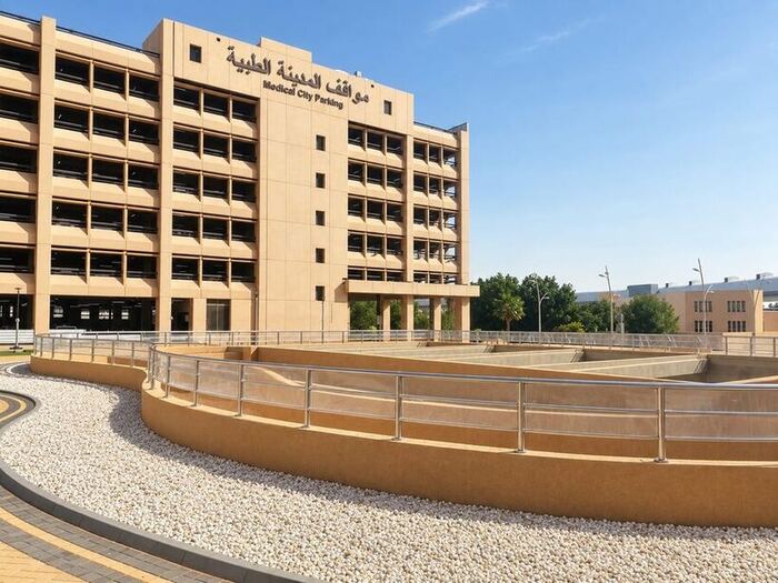 أعمال مواقف – المدينة الطبية – جامعة الملك سعود
